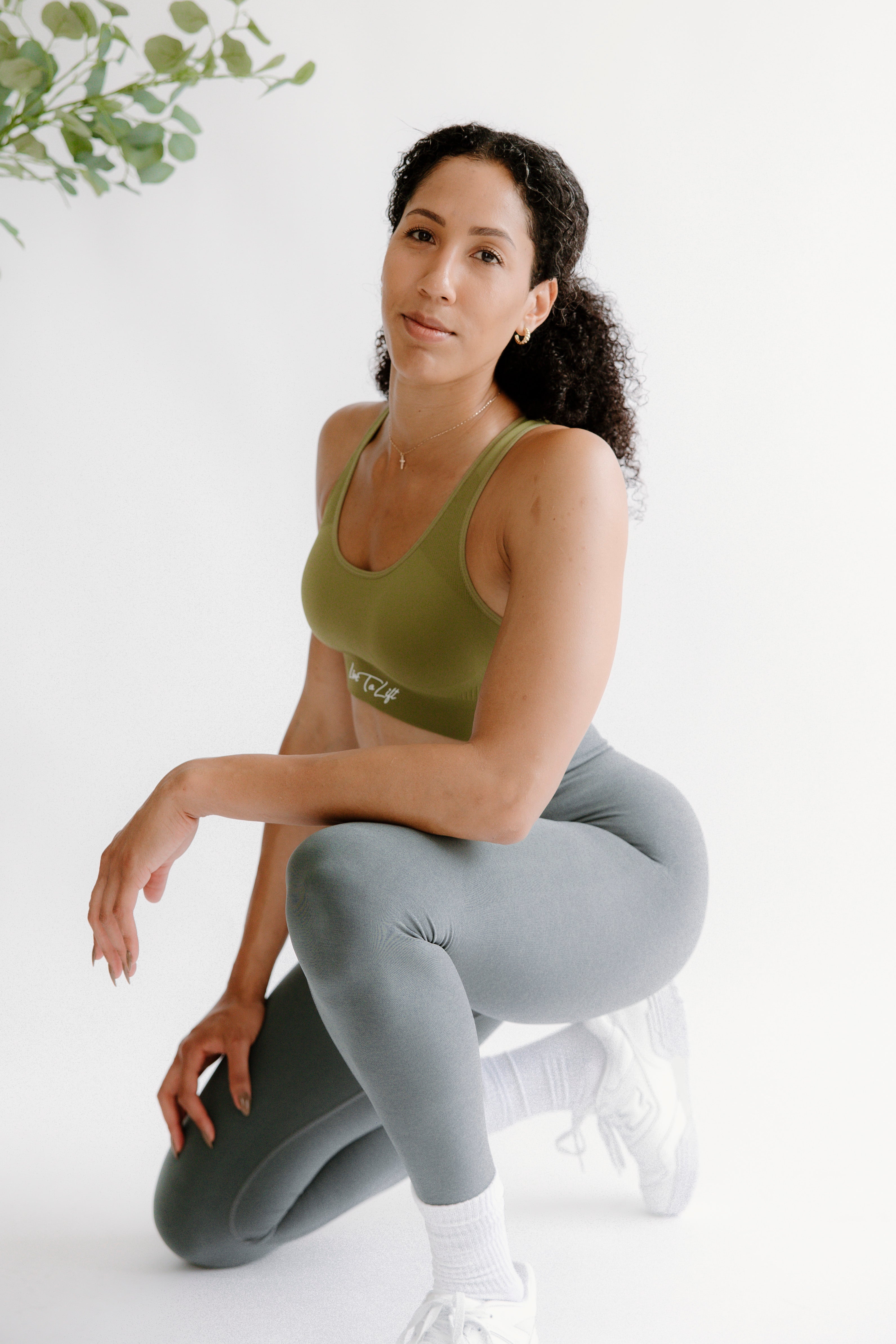 Empower Sports Bra • Olive