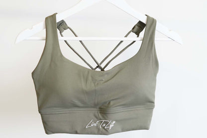 Energize Sports Bra • Khaki Green