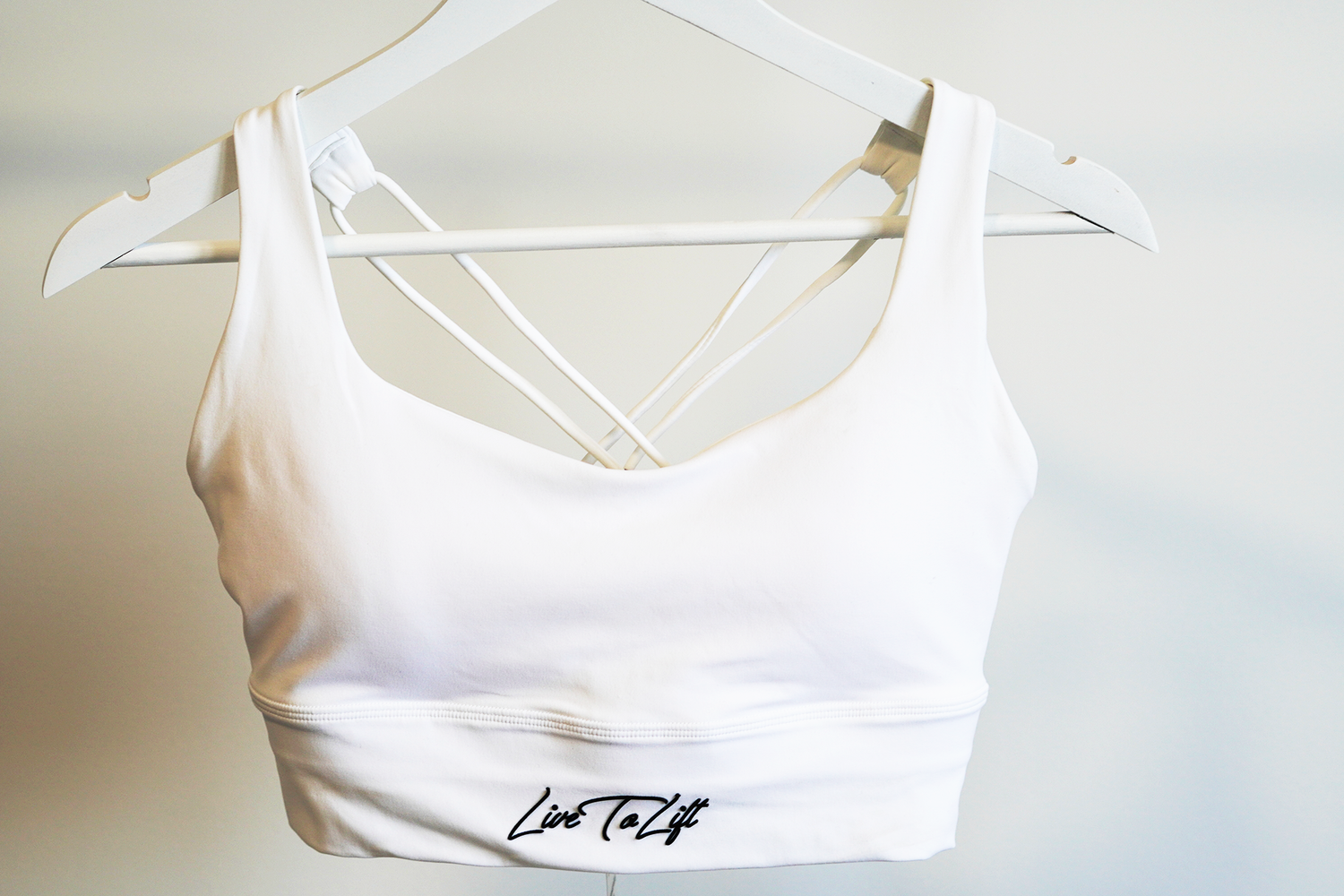 Energize Sports Bra • White