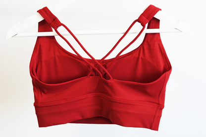 Energize Sports Bra • Red