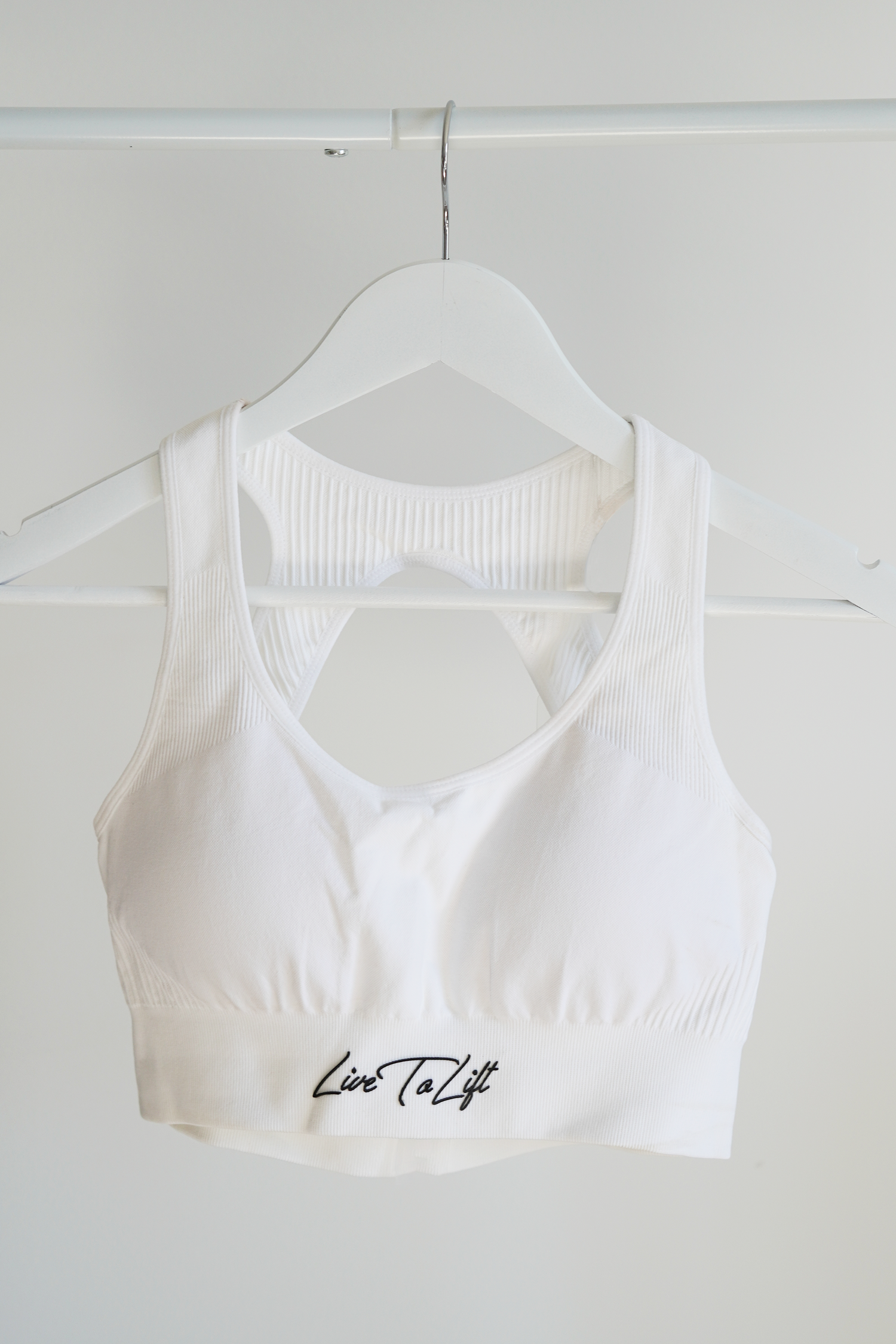 Empower Sports Bra • White